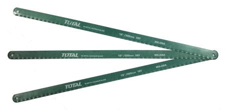 Total Hacksaw Blade Bi -Metal (18T) - 12 "