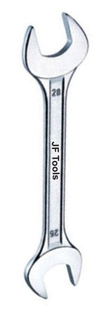 jtw spanner set dbl.opn.end rec.pnl. - 8pcs