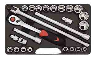 SENECA Socket Wrench Set (1/2"Dr.) - 24Pcs