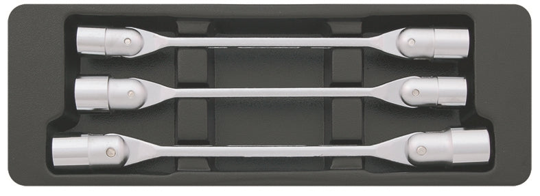 SENECA Hinged Socket Wrench Set - 3Pcs