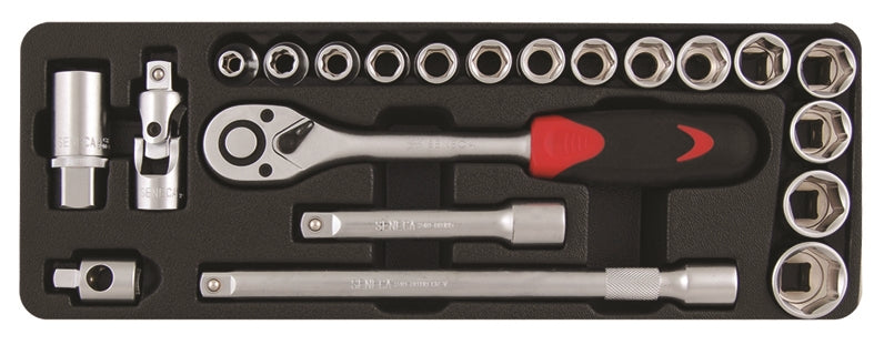SENECA Socket Wrench Set (1/2"Dr.) - 21Pcs