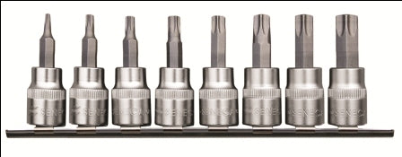 SENECA Star On Rail Socket Bit Set (1/4"Dr.) - 7Pcs