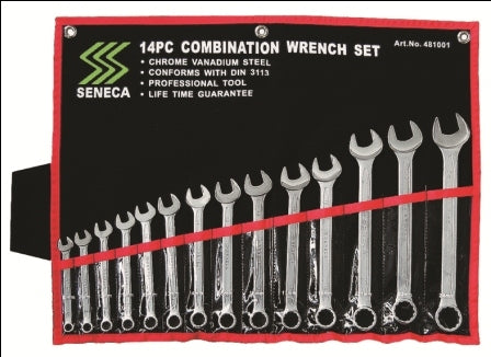 Seneca Spanner Wrench Set Combo W/PCH.PCK - 14pcs