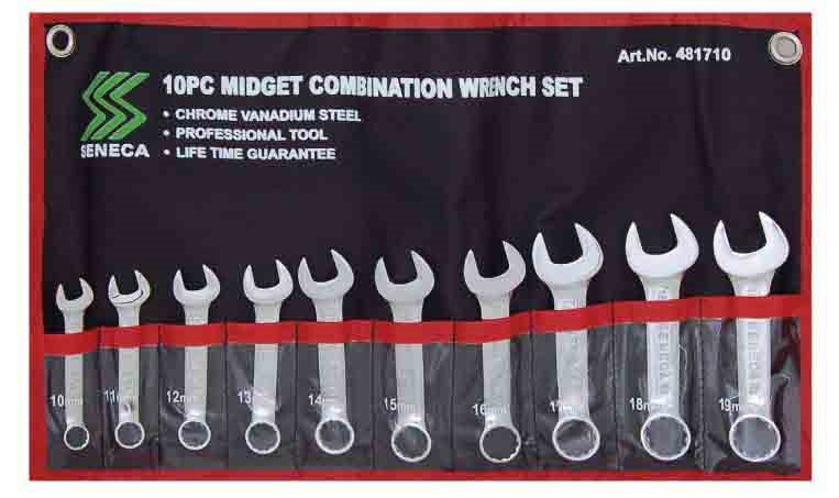 Seneca Spanner Wrench Set Stubby (MGT) Combo.pch.pck - 10pcs