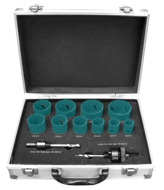 Total Bi-metal Hole Saw Set - 12Pcs