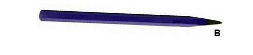 JTW Pointed Iron Cold Chisel - 6"