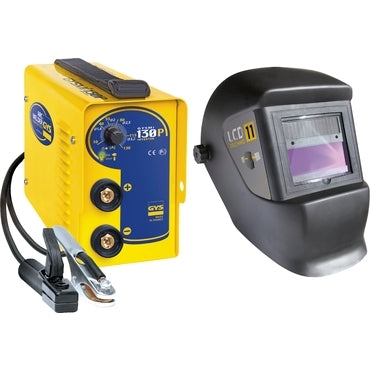 WELDING MACHINE GYS MI 130 P + LCD 11 HELMET