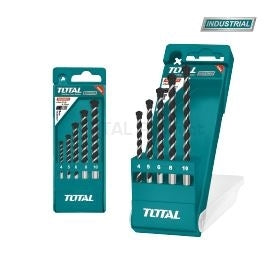 TOTAL Drill Bit Set Masonry - 5Pcs