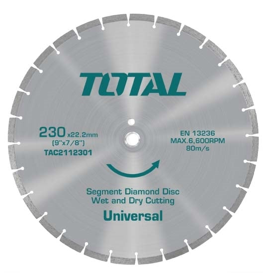 TOTAL Diamond Disc for Concrete - 405 x 25.4mm (16")