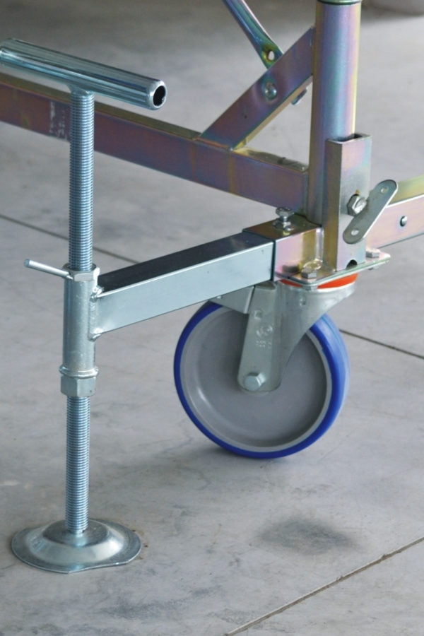 Steel Scaffolding Extractable Base - 120 × 200