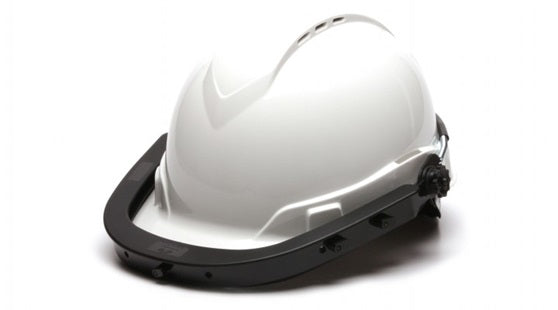 Face shield with helmet adaptor