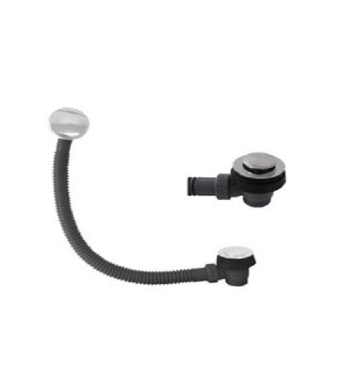 BATH TUB WASTE 1 1/2" Gray Bath drainer 65cm Click Clack