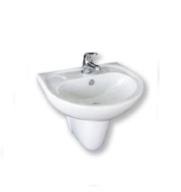 LARA 54 Wash Basin HALF PEDESTAL