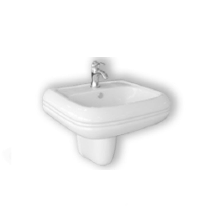 MARINA WASH BASIN HALF PEDESTAL