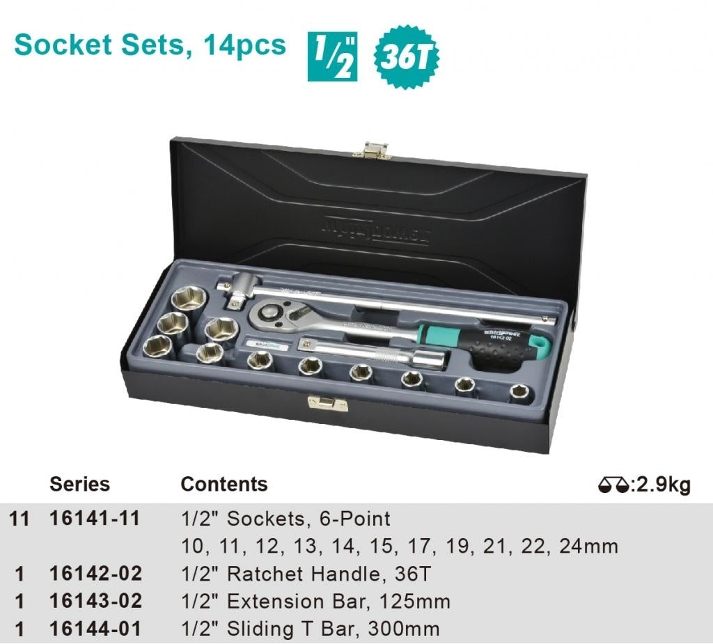 Socket Sets, 14pcs