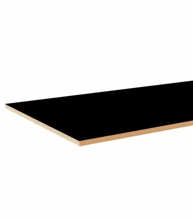 BLACK MELAMINE MDF 122CM* 244CM* 18MM