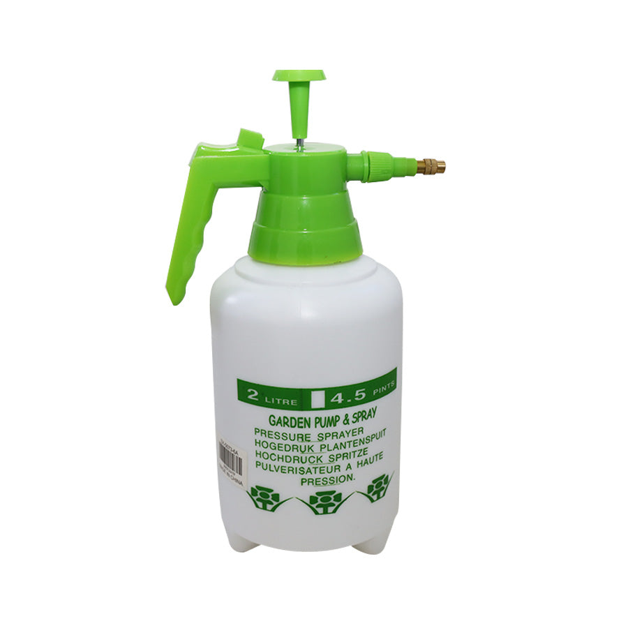 Garden Hand Pump Pressure Sprayer Bottle, 2L