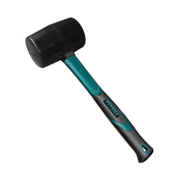 TOTAL Hammer Rubber - Carbon Steel and Fiberglass Handle - 220g