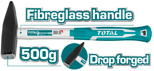 Total Hammer Machinist w/Crbn.Stl.Fbrgls.Hndl - 500g