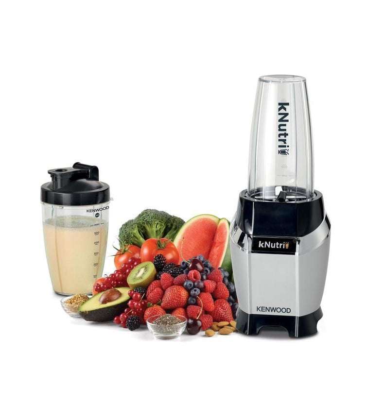 KENWOOD BLENDER W/2 JAR 600W BKSLVR - BSP70.180SI