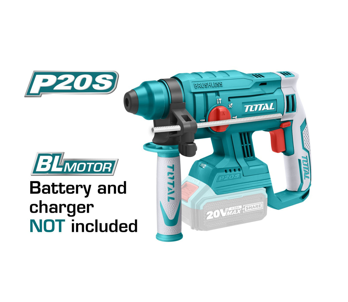 Lithium-Ion rotary hammer
