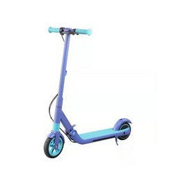 PUSH KIDS ESCOOTER-20KM-FOLD-PURPLE/BLU