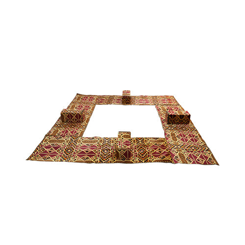 Al Khouwa Square Shape Foldable Mat with 2 Removable arm rest 3*3 m