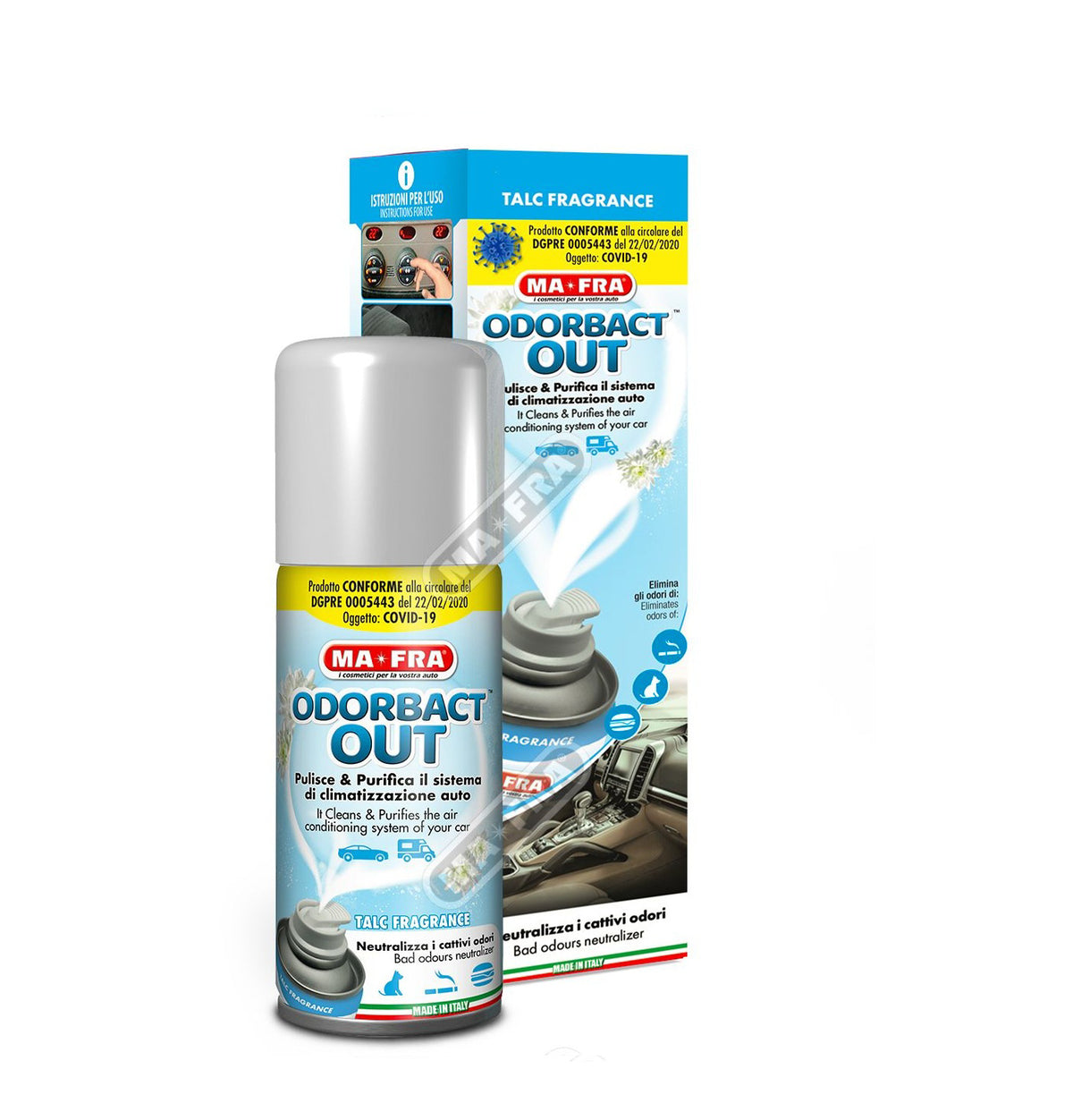 Odorbact Out Talc Purifying Interior