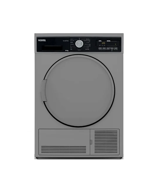 Vestel 9 Kg, 15 Program Condenser Dryer, Silver