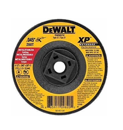 125 x 6 x 22 metal G/Wheel t27,DW4543AI