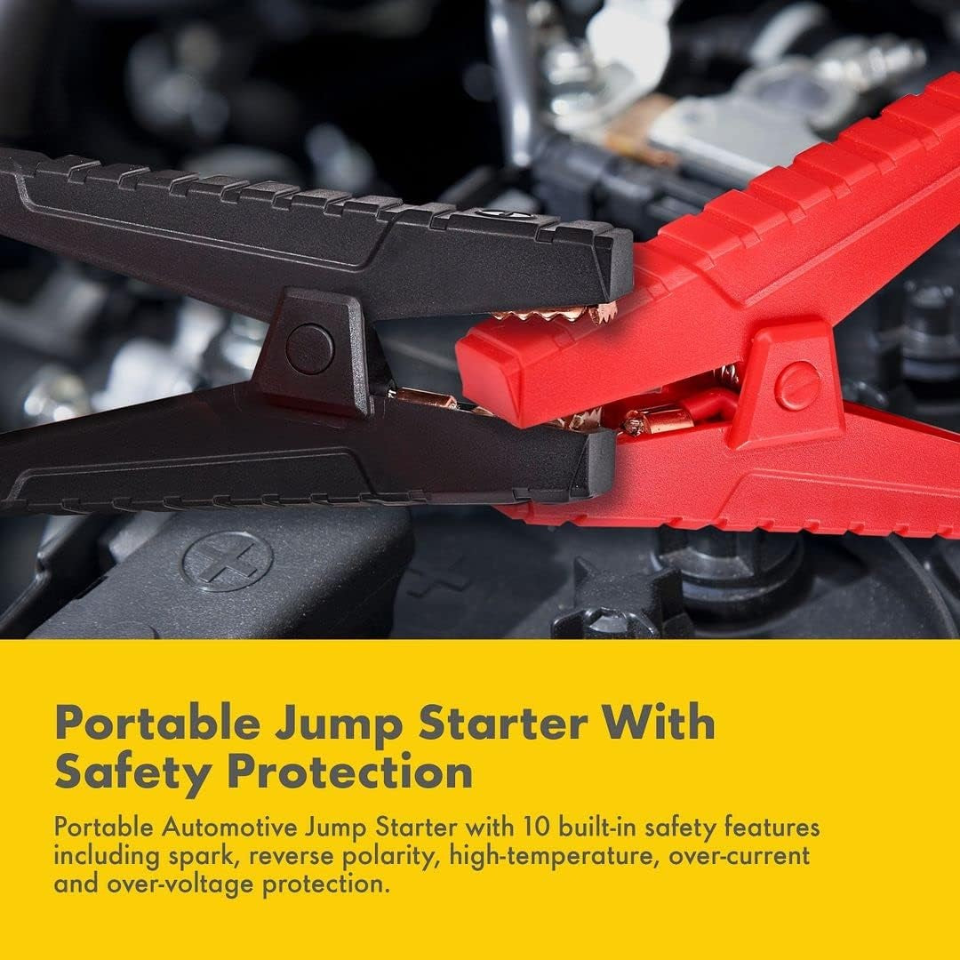 Shell SH916WC 1200A 12V Portable Lithium Jump Starter for 7-Liter Gasoline & 3-Liter Diesel Engines