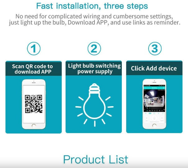 Camera Bulb WiFi Pro