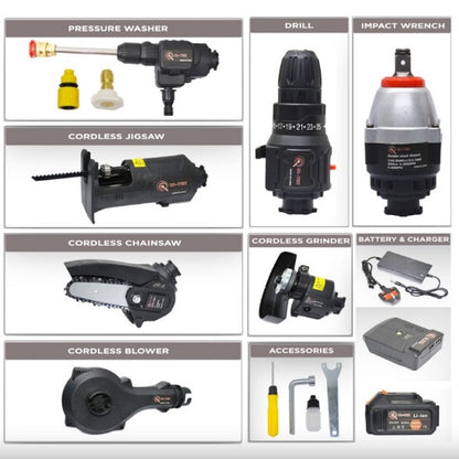 Cordless Brushless Multi-Function Tool Set