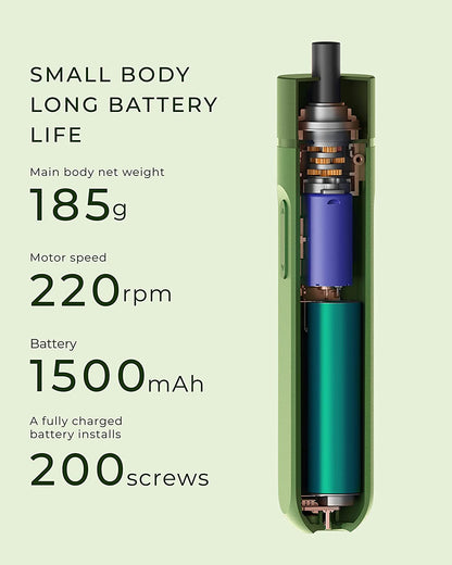 Hoto li-ion screwdriver-lite Green
