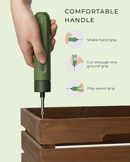 Hoto li-ion screwdriver-lite Green