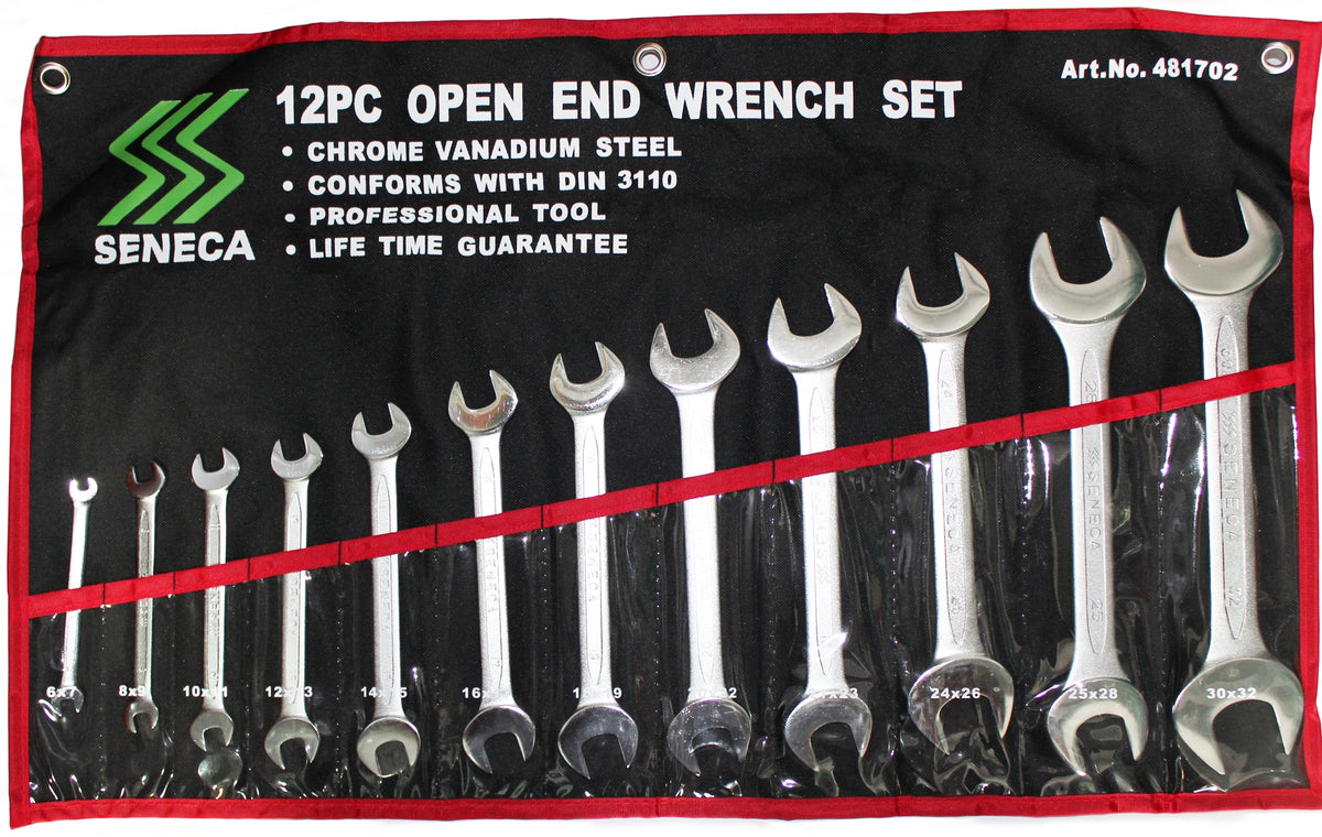 Seneca Spanner Wrench Set Opn.end - 12pcs