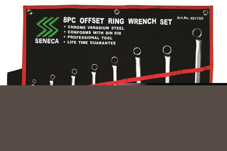 SENECA Spanner Wrench Set Ring Offset - 8Pcs