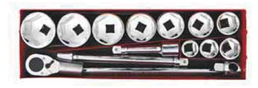 SENECA Socket Wrench Set (1"Dr.) - 15Pcs