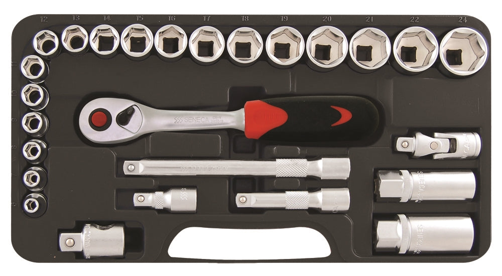 SENECA Socket Wrench Set (3/8"Dr.) - 26Pcs