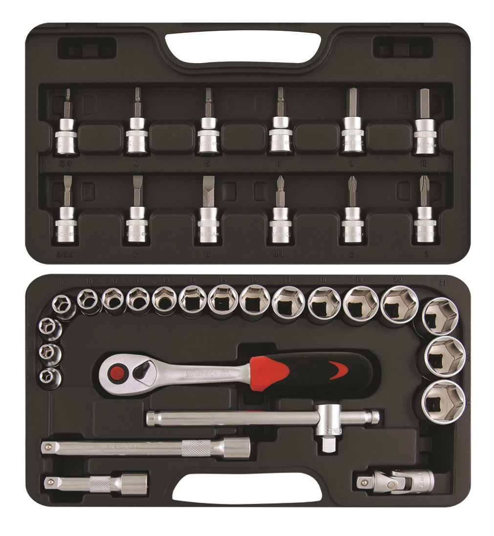 SENECA Socket Wrench Set (3/8"Dr.) - 35Pcs