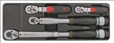 SENECA Torque Wrench & Ratchet Set - 4Pcs