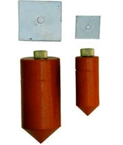 JTW Plum Bob Cylndrcl.w/Rope (Brs.Pltd) - 100g