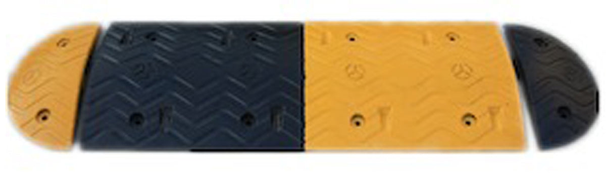 Rubber Speed Hump - Middle Section (mm) 1000 L × 380 W × 50 H
