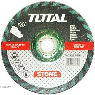 TOTAL Abrasive Stone Cutting Disc - 180mm