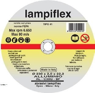 Lampifflex Flat Center Center Cutting Disc -disc - 115mm