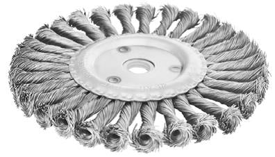 TOTAL Twisted Wire Brush Circular Wheel - 175mm