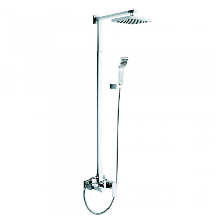 MILANO DECENT BATH-SHOWER WITH SHOWER ROD & RAIN SHOWER