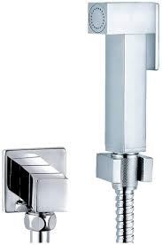 MILANO DECENT BRASS SHATTAF SET WITH ANGLE VALVE KIT- CHROME