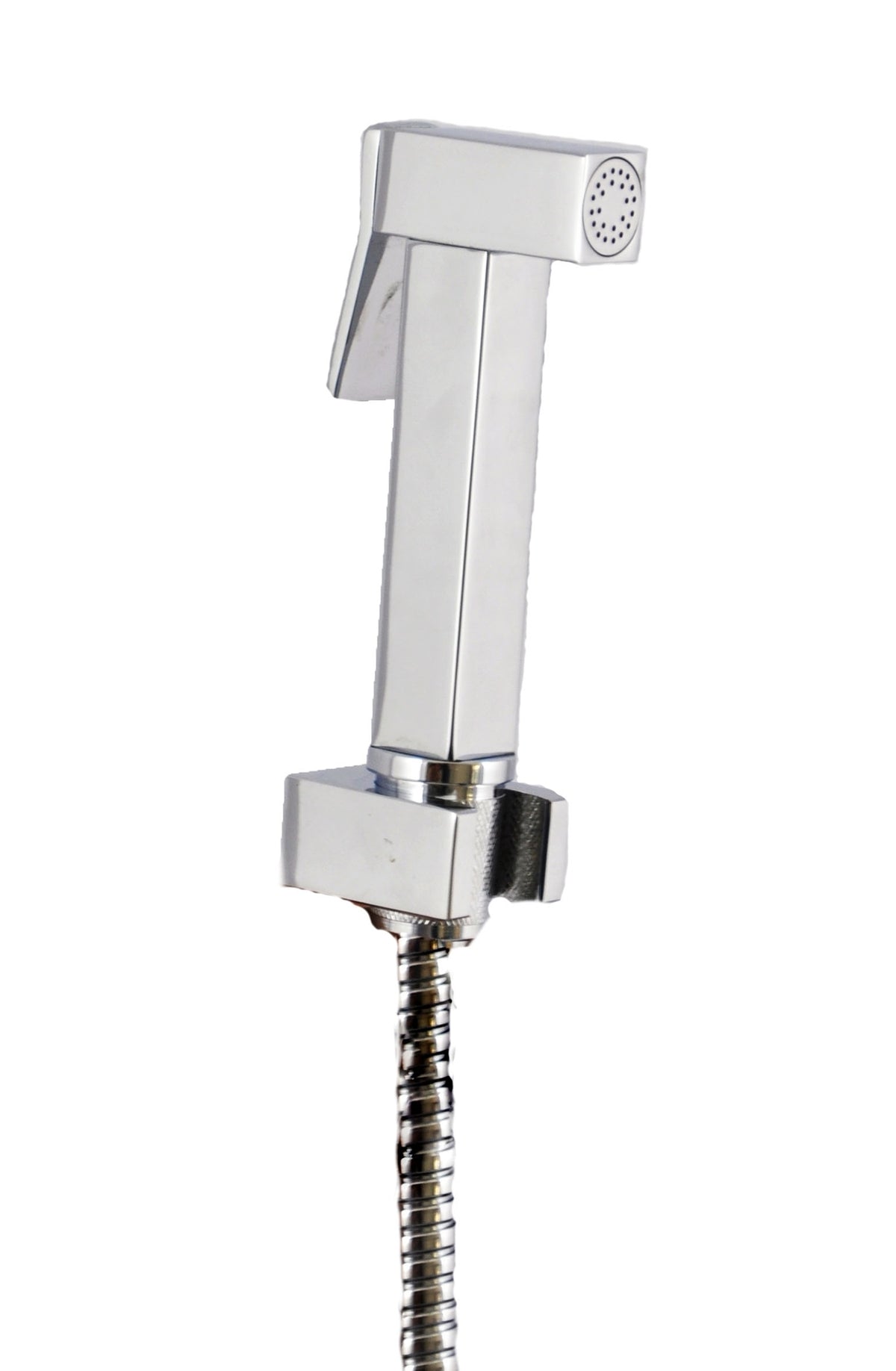 MILANO SQUARE BRASS SHATTAF SET -CHROME