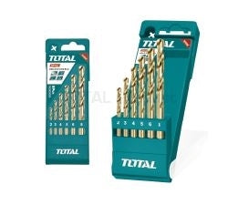 TOTAL Drill Bit Set (HHS Twist) - 6Pcs